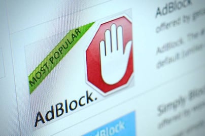 Online ad blocking - online advertising